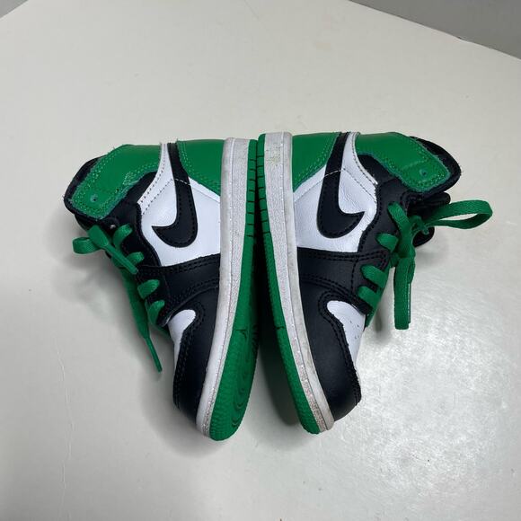 Nike Air Jordan 1 Retro High OG TD Lucky Green FD1413-031 Toddler Size 7C - Picture 8 of 10